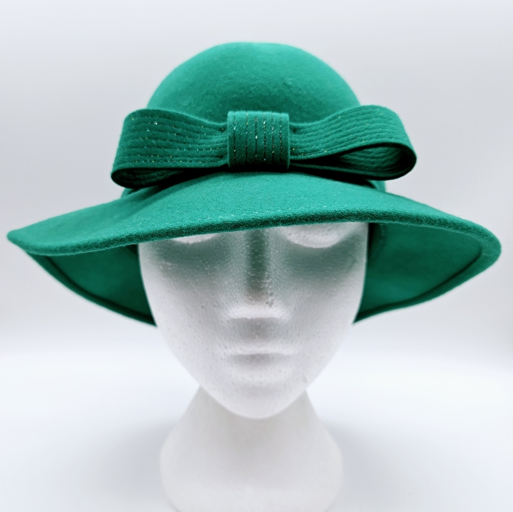 FEDERICI | vintage 100% wool felt wide brim hat